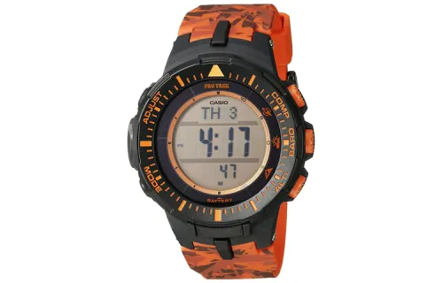 CASIO Men PRO TREK 42mm Orange Watch PRG-300CM-4CR