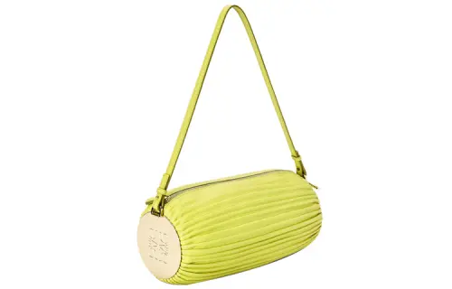 LOEWE Sheepskin Shoulder Bag, Wrist Bag, Shoulder Bag Women's Lemon