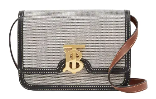 Burberry Tri Tone Tb Small Crossbody Grey