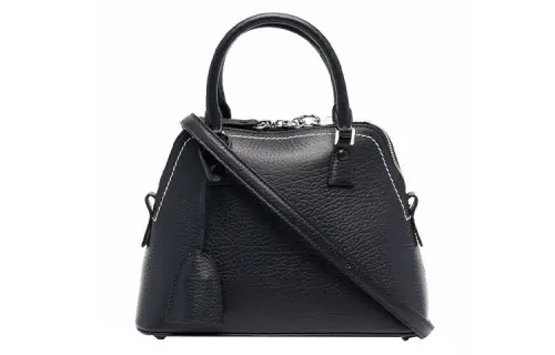 Maison Margiela Casual Leather Handbag Women's Black