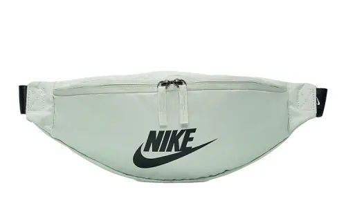 Nike Heritage Polyester Sling Bag, Crossbody Bag, Fanny Pack Regular Unisex Light Matcha Green
