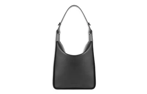 Balenciaga Cow Leather Shoulder Bag Women's Black