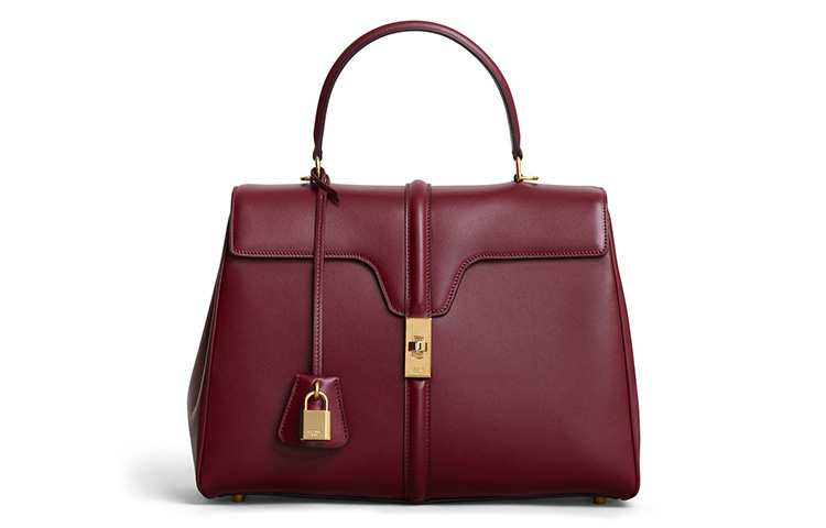 Женская сумка CELINE 16 (бордовая)