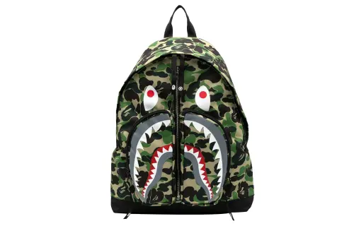 A BATHING APE Waterproof Material Backpack Regular Men's Green