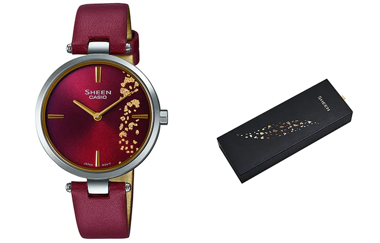 CASIO Women's SHEEN Red Watch
