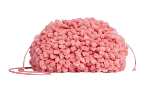 Bottega Veneta The Mini Pouch Mini Mop Effect Marshmallow/Popsicle
