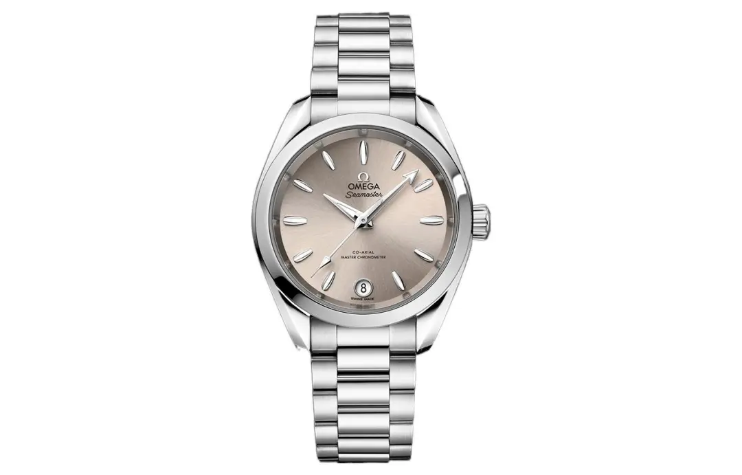 OMEGA Seahorse Collection AQUA TERRA 150m Automatic Mechanical Movement Women's Watch 34mm Gray Dial