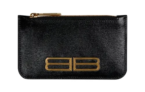 Balenciaga Gossip Zipped Cardholder Black