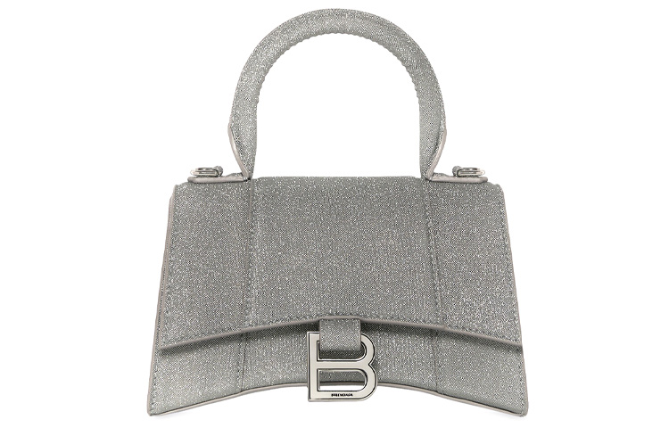 Balenciaga Foldable adjustable removable flashing straps, shoulder bag, small clutch bag