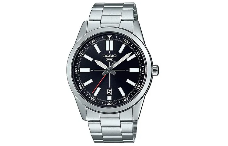 CASIO Men Standard Series Black Watch MTP-VD02D-1E