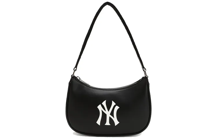 MLB Polyester Shoulder Bag, Pochette, Handbag, Shoulder Bag Women's Black