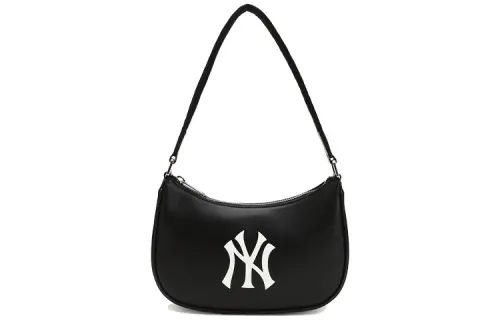 MLB Polyester Shoulder Bag, Pochette, Handbag, Shoulder Bag Women's Black
