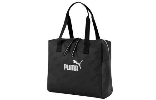 PUMA Artificial Leather Handbag Regular Women's Black