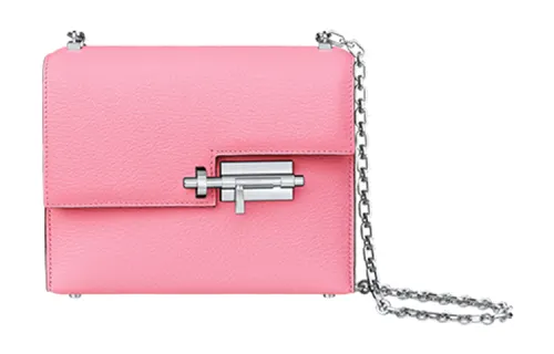 HERMES Verrou Mysore Goat Skin Shoulder Bag, Crossbody Bag 17 Women's Coated Praline Powder