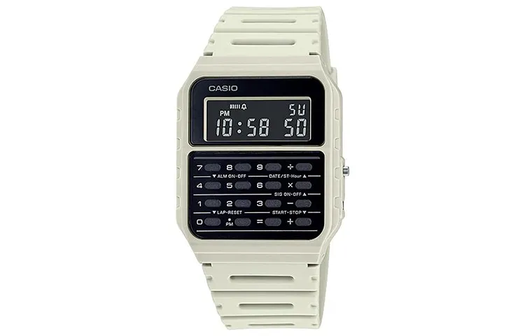 CASIO Women's YOUTH 34.4mm Black Watch CA-53WF-8B