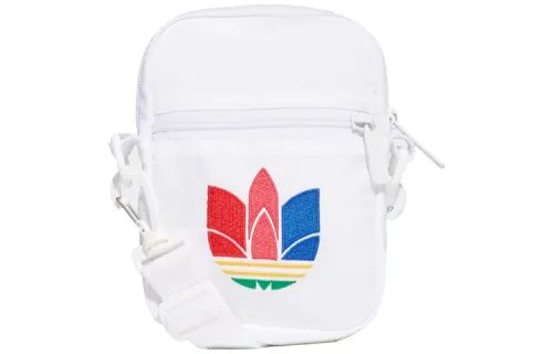 Adidas Originals Polyester Crossbody Bag Regular Unisex White