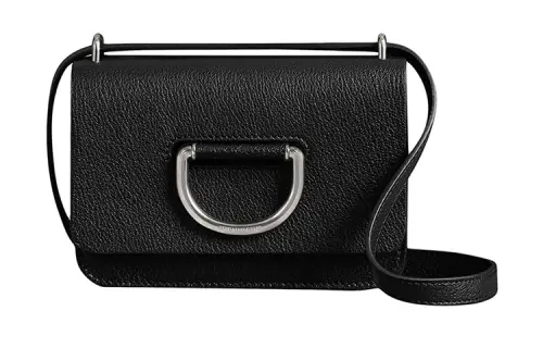 Burberry Grain Goatskin Crossbody Bag, Shoulder Bag Mini Women's Black