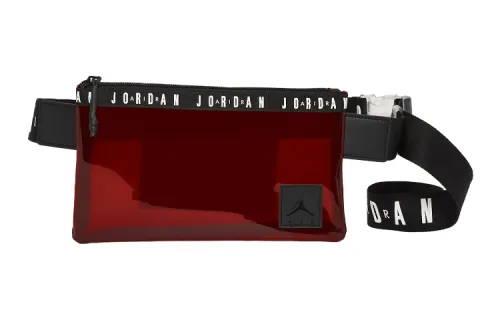 Jordan Polyurethane Fanny Pack Sling Bag Crossbody Bag Regular Unisex Red