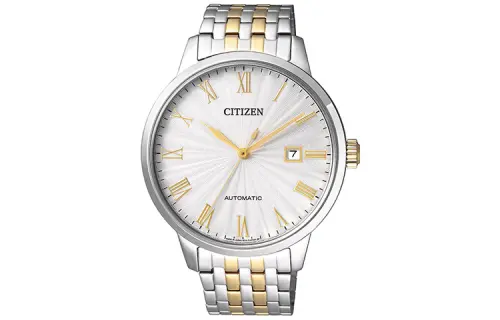 CITIZEN Mechanical Wrist Watch Collection ['50', 149262]m Waterproof Mechanical Movement Stainless Steel Strap