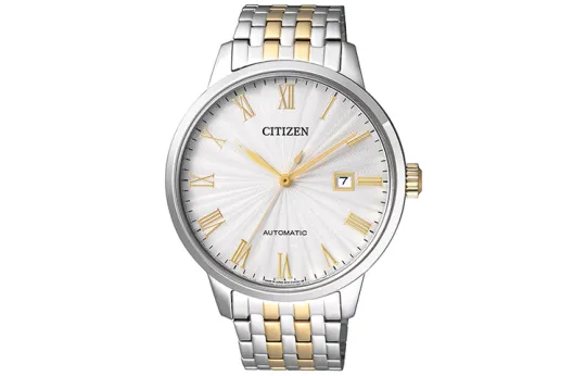 CITIZEN Mechanical Wrist Watch Collection ['50', 149262]m Waterproof Mechanical Movement Stainless Steel Strap