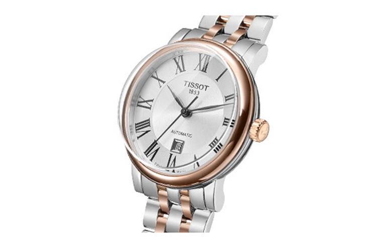 Унисекс часы TISSOT (серебристо-золотые) — фото 2