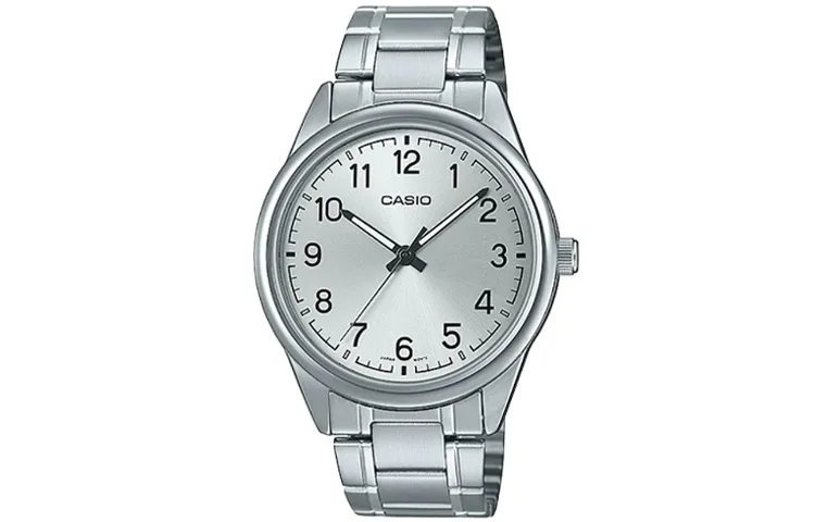 CASIO Men Standard Series Silver Watch MTP-V005D-7B4