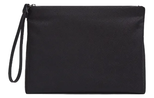 Bottega Veneta Jacquard Nylon Toiletry Bag Men's Black