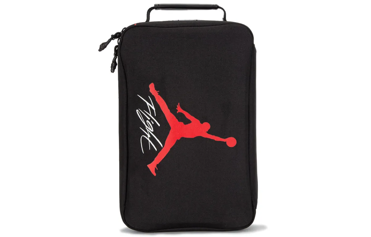 Jordan Canvas Shoe Box Bag, Handbag Unisex Black