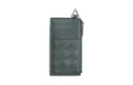 Bottega Veneta Cow Leather Coin Purse Men's Gray