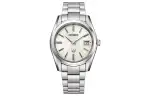 CITIZEN 100m Waterproof Solar Quartz Movement Stainless Steel Strap Watch 37.2mm Men's Watches