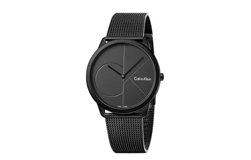 CALVIN KLEIN CK Quartz Wrist Watches Quartz Movement Stainless Steel Watchband Black Dial Men's Watches