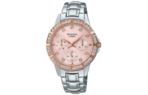 CASIO Women's SHEEN Pink Watch SHE-3517SG-4A