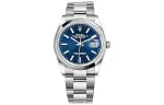 ROLEX Datejust Collection Automatic Mechanical Movement 100m Waterproof Women's Watch 36mm Blue Dial