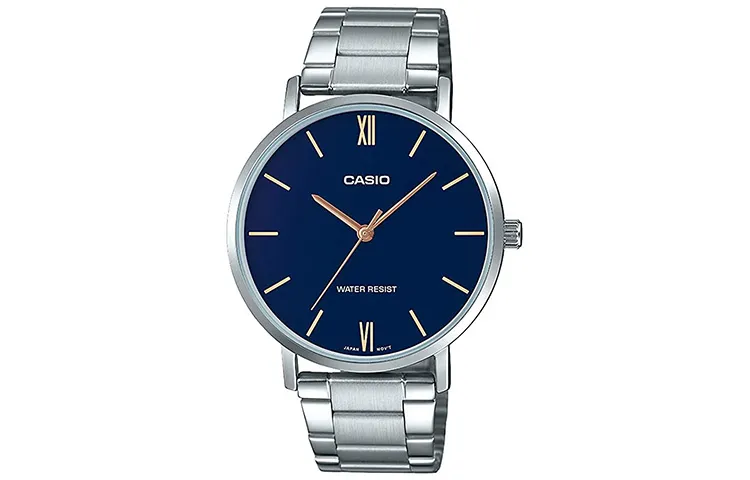 CASIO Men Standard Series Blue Watch MTP-VT01D-2B