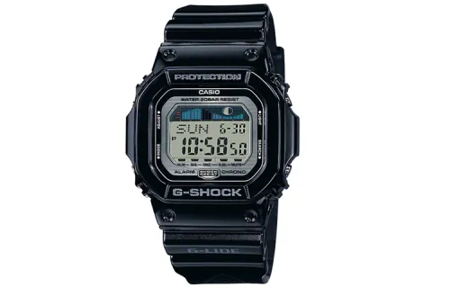 CASIO G LIDE G SHOCK Quartz Movement Resin Strap Watch Men's Watches Gray Dial