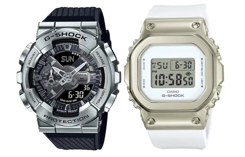 CASIO Unisex Pair Table Series Black Watch