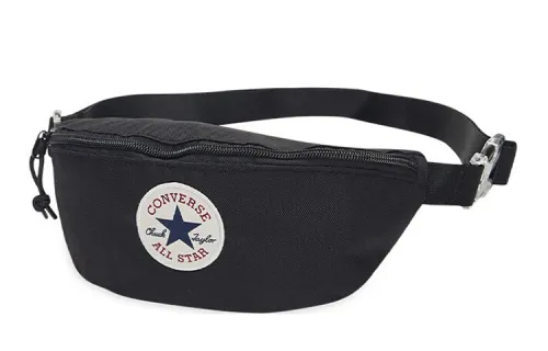 Converse Polyester One Shoulder Crossbody Fanny Pack Regular Unisex Black