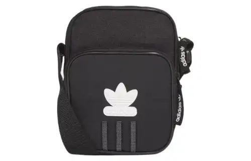 Adidas Originals Polyester Shoulder Bag, Crossbody Bag Unisex Black