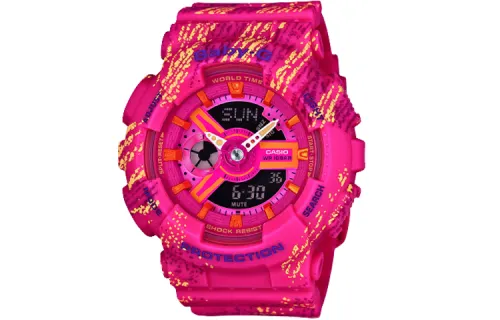 CASIO Women's BABY-G Pink Watch BA-110TX-4A