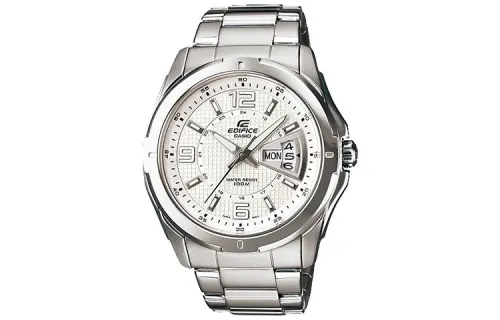 CASIO Men EDIFICE White Watch EF-129D-7A