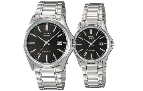 CASIO Unisex Pair Table Series Black Watch