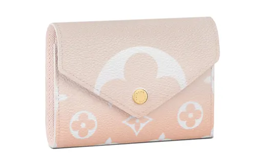 LOUIS VUITTON Victorine Wallet Gradient Pastel Mist Gray