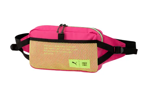 PUMA Recyclable Material Shoulder Bag, Crossbody Bag, Fanny Pack Regular Unisex Bright Pink