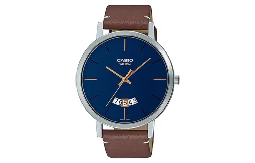 CASIO Men Standard Series Blue Watch MTP-B100L-2EV