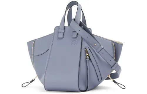 LOEWE Hammock Classic Calfskin Hammock Bag, Handbag, Shoulder Bag, Crossbody Bag Small Women's Atlantic Blue