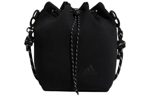 Adidas Polyester Bucket Bag, Shoulder Bag, Crossbody Bag Regular Unisex Black