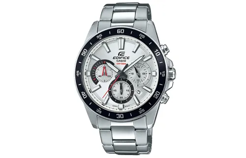 CASIO Men EDIFICE Silver Watch EFV-570D-7A