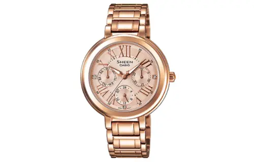 CASIO Women's SHEEN Gold Watch SHE-3034PG-9A