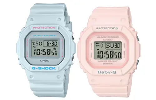 CASIO Unisex Pair Table Series Blue Watch