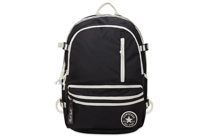 Converse Straight Edge Polyester Backpack Regular Unisex Black